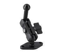 Leenconghui Aluminium GPS-Vehicle-Mounts, Drill Mount Diamond Plate with 17mm Ball, Compatible with Garmin Devices & Phone Holders