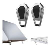 Leeneen Mini Portable Invisible Laptop Stand,Aluminum Computer Keyboard Mount Kickstand,Ergonomic Lightweight Laptop Desk Stand