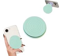 Leeneen Strong Magnetic Phone Grip Compatible with Magsafe,Relax your fingers Car Cell Phone Grip Stand Magnetic Ring Holder Finger Kickstand for iPhone/Android Magnet Removable (green)