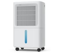 LEENON Dehumidifiers for Home 12L/Day Compressor Dehumidifier for Bedroom with Ultra-Quiet Sleep Mode Drying Clothes, Auto Off, 24H Timer, Continuous Drainage, Humidity Sensor, for Basement Home Damp