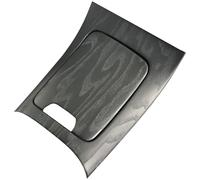 Leeogench Real Wood Compatible with Mercedes Benz Accessories Center Console Cover Interior Decoration Wrap Kit W206 C Class C300 C260 C200 C43 2022-2023-newer Open Pore (Black Ash)