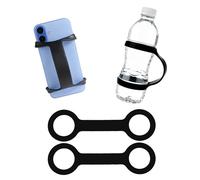 LEEPENK 2 Pack Silicone Universal Cuff,Assistive Hand Grip Holder Medium Size for Special Needs,Mobility Daily Living Aid, Therapy, Eating Utensil Holder