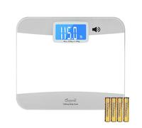 LEEPENK Talking Scales for Body Weight, Highly Accurate Digital Talking Bathroom Scale with Large LCD Screen, Auto On & Off, Talking Scales for Visually Impaired or Elderly, Includes Batteries, 551 Lb
