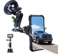 leepiya Car Phone Mount Video Recording Universal Magic Arm Suction Car Phone Holder Mount Windshield Window Glass Dashboard Vlog Shooting Car Phone Mount for All Smartphones & Cars