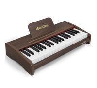 LeeQee - 37 Keys Kids Wooden Piano Keyboard, Electronic Music Toy with Professional Sound, Educational Learning Modes and Portable Power, Best Educational Gift for Kids