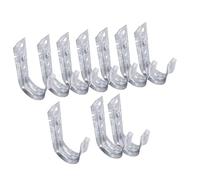 LeeQinersw 10x Cable Support J Hooks Cable Hangers High Strength Galvanized Steel Garage Hooks, Wire Management for Ceiling Data Center, 3.33cm width