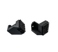 LeeQinersw 2 Pieces 3D Printer Extruder Nozzle Wiper Accessories Premium Maintenance Upgrade Kit Nozzle Cleaning Kit Silicone Brush, Black