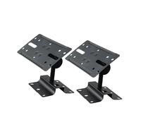 LeeQinersw 2 Pieces Speaker Mount Brackets,Support up to 15kg Stable Adjustable Angle Mounting Bracket for Room Household, Short