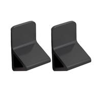 LeeQinersw 2 Units Foot Rest for Shower Wall Mount Shaving Aid Pedals in Bathroom, Black