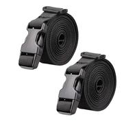 LeeQinersw 2 Units Golf Cart Bag Straps Binding Belts 100 Cm Nylon for Suitcase Packing, Black