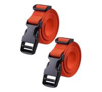 LeeQinersw 2 Units Golf Cart Bag Straps Binding Belts 100 Cm Nylon for Suitcase Packing, Orange