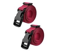 LeeQinersw 2 Units Golf Cart Bag Straps Binding Belts 100 Cm Nylon for Suitcase Packing, Red