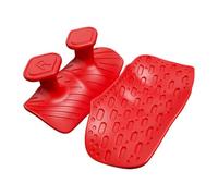 LeeQinersw 2 Units Gym Grips for Men And Women, Fingerless Workout Gloves for Training, Red