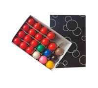 LeeQinersw 22 Pieces Mini Billiards Table Balls Set Pool Table Accessories Small Pool Cue Balls Resin Balls Complete Set for Home Indoor, 44mm