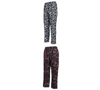 LeeQinersw 2Pcs Elastic Cook Chef Baggy Pants Men Chef Trousers Kitchen Uniform Printed Work Pants Cotton Working Trouser for Mens Womens for Restaurant Kitchen