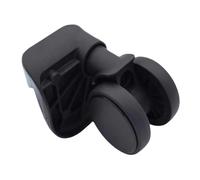 LeeQinersw 2Pcs Luggage Wheels Replacement Trolley Casters 360 Rotation Repairing Multifunctional Easy to Install Travel Suitcase Wheels, Black