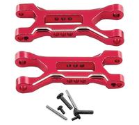 LeeQinersw 2x Front Axle Wishbones, Lightweight, Portable, Spare Part, Compatible And for 1:24 Micro-B 2WD DIY Models, Red