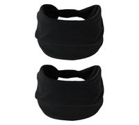 LeeQinersw 2x Headband Hairband Comfortable Washable Lightweight Stretch Belt Sweatband Bandanas for Riding Football Gym Exercise Tennis, Black