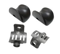 LeeQinersw 2x Inversion Table Leg Clamp Cushion Workout PU Foam Anti Slip Replace Parts