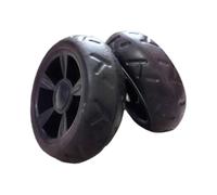 LeeQinersw 2X Shopping Wheels Laundry Trolley Wheels Silent Sturdy Versatile Lightweight