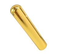 LeeQinersw 3xSolid Musical Gold Chrome Guitar Lap Slide Steel Dobro, 3 Pcs