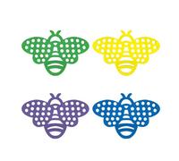 LeeQinersw 4 Pieces Bee Waterer Floating Bee Island Butterfly Landing Surface Aquatic Bath Pond Pools Foam Lightweight Easy Cleaning Suitable for Outdoor Ponds G, 4 Colors