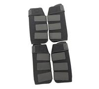 LeeQinersw 4 Pieces Horse Boots Leg Wraps Outdoor Neoprene Leg Protection Gear Shock Absorbing Comfort Reusable Training Equipment Suitable for Riding, black, L