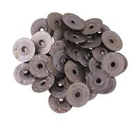 LeeQinersw 500 Pieces Candle Wick Sustainers Iron Candle Making Accessories Wick Tabs Metal Base Suitable for Handmade Candle Making at Home, Silver, 200pcs-20x3mm
