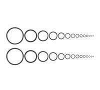 LeeQinersw 55 Pieces Fishing Rod Repair Kit Ceramic Guide Rings Eyelet Replacement Reduce Line Friction Lightweight Suitable for Beginners Fishing Parts, 28Pcs