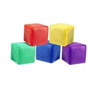 LeeQinersw 5X Dice with Pockets for Classroom Educational Game Dice Differentiated