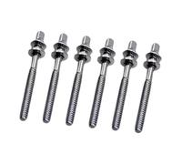LeeQinersw 6 Pieces Drum Tension Rods Replacement for Snare Drum Screws Percussion Drum Screw Rods Drum Set Screws Metal Suitable for Drum Hardware It, M5x45mm
