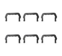 LeeQinersw 6 Pieces Replacement Crate Handles Pet Cage Handles Replacement Handle Sturdy Detachable Easy Installation Suitable for Chinchilla Bird Small Dog Carr, Black