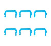 LeeQinersw 6 Pieces Replacement Crate Handles Pet Cage Handles Replacement Handle Sturdy Detachable Easy Installation Suitable for Chinchilla Bird Small Dog Carr, Blue