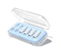 LeeQinersw 6 Pieces Replacement Tips Styluses Tip Nibs Easy Installation Replaces with Case Wear Resistant Mix Metal Tips Pencil Tip, Blue