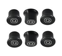 LeeQinersw 6 Pieces Rolling Seat Trolley Wheels Fitness Equipment Accessories Practical