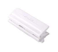 LeeQinersw Adjustable 6 Hole Punch Paper Puncher with Positioning Mark Multifunctional Journaling Supply for Deskfax, Binders, Notebook, White