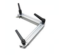 LeeQinersw Adjustable Bracket Rotating Joint Hinge Connector Aluminum Profile Clamp with Locking Handle for Multi Angle Setup and Secure Fixing Suitable for Custom workstations fixtures DIY Projects