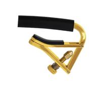 LeeQinersw Adjustable Capo for Six String Guitars, Easy to Use Clip Accessory, gold