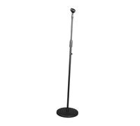 LeeQinersw Adjustable Stand with Weighted Round Base for Studio Singing on Stage