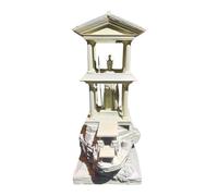 LeeQinersw Ancient Roman Architectural Aquarium Decoration Sculpture Decorative Aquarium