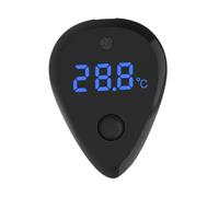 LeeQinersw Aquarium Thermometer Temperature Gauge USB Rechargeable Small Accurate Cordless