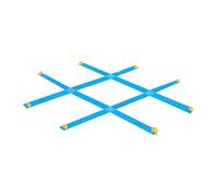 LeeQinersw Bag Toss Game Giant Tac Toe Outdoor Toss Game Large Throwing Target Toy Reinforced Nylon Suitable for Parent Child Interaction Famil, blue A