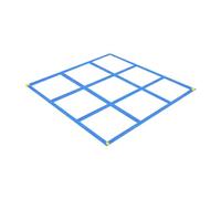 LeeQinersw Bag Toss Game Giant Tac Toe Outdoor Toss Game Large Throwing Target Toy Reinforced Nylon Suitable for Parent Child Interaction Famil, blue B