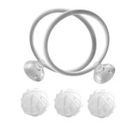 LeeQinersw Betta Fish Exercise Ring And Filtration Balls Training for Turtle Tank White