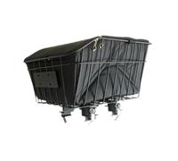 LeeQinersw Bike Basket Rear Rack Quick Release Solid Steel Wire Basket Pannier Pet Carrier Storage Sundries Organizer Suitable for Daily Errands Outdoor, with Liner