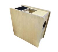 LeeQinersw Bird Feed Sheller Bird Feed Shell Separator Shell Blower Wooden Shell Separation Device Construction Suitable for Parrot Finch Millet Home Use, Wood