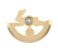 LeeQinersw Bunny Watch Movement Rotor Parts for Repairing, Suitable for 7S26 6R36 7S36, Gold
