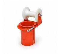 LeeQinersw Cable Guide Wheel with Nylon Pulley Metal Bracket Pipe Mounting System for Smooth Wire Installation Suitable for Electricians Utility Work, 150MM