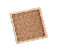 LeeQinersw Cage Cooling Mat for Small Animals Bamboo Pet Gift And Sleeping Pad, 10.5cmx10.5cm