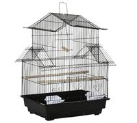 LeeQinersw Cage with Perch Food Container Tray Handle